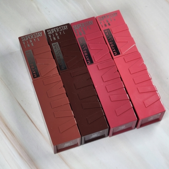 Maybelline Super Stay Vinyl Ink Liquid Lipcolor Bundle NEW! - Picture 3 of 11